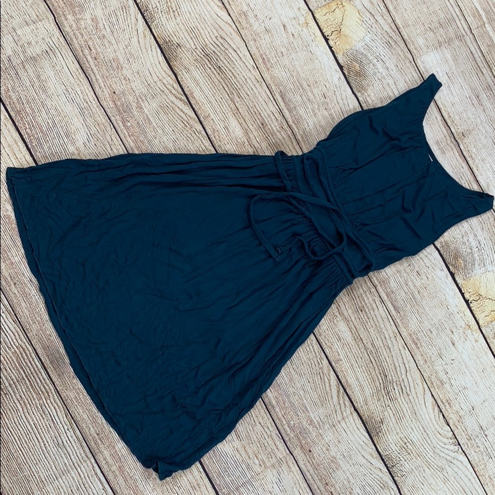 Teal blue belted converse dress size medium